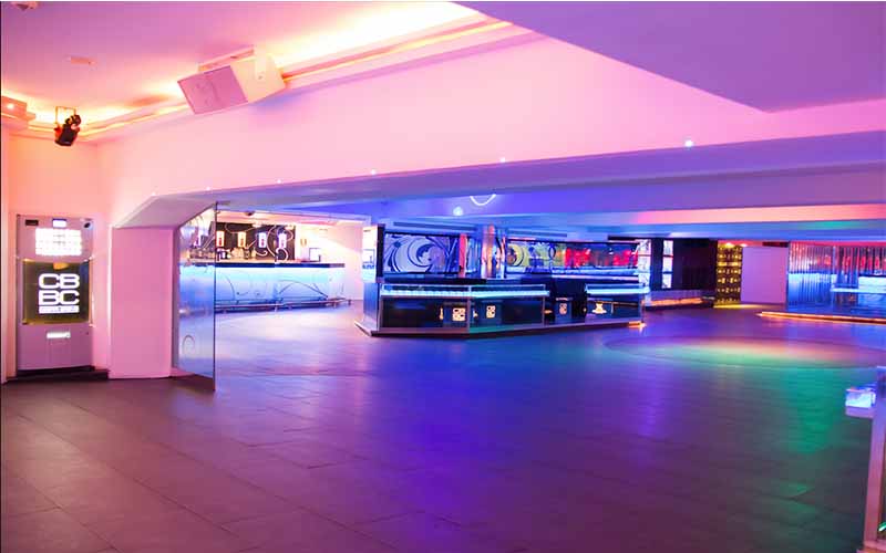 On this picture you see the inside of nightclub Costa Breve