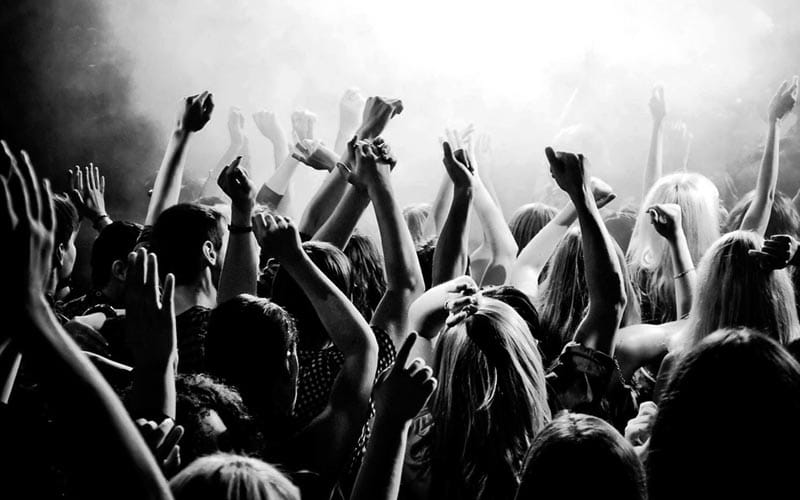 On this picture you see partying people at Small's Barcelona