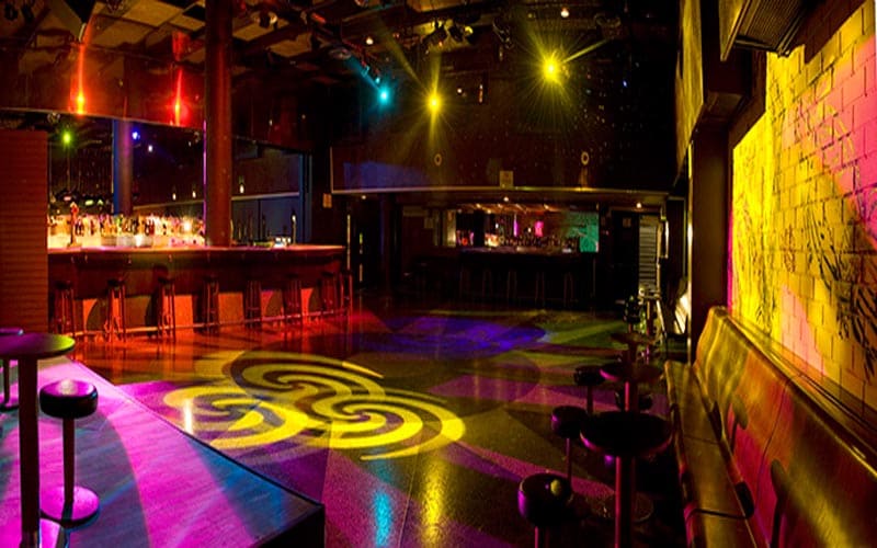 On this picture the inside of club Bikini is shown. Nachtclub Bikini